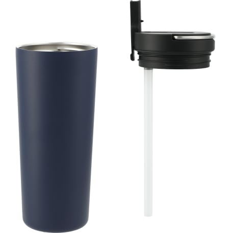 Thor Copper Insulated Tumbler 24oz Flip Straw Lid 119