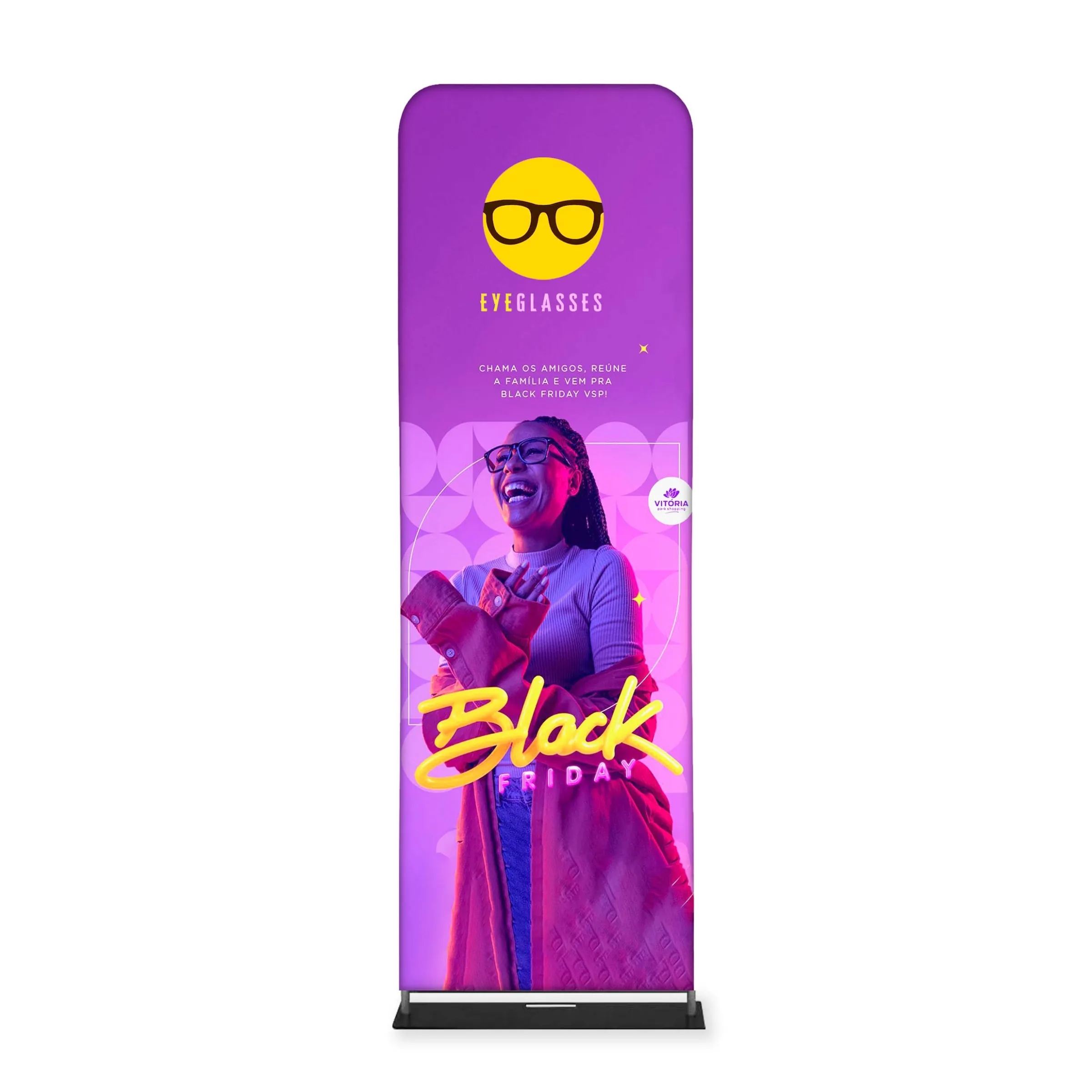 Tube Banner, Double Sided Digitally Printed - 10'x3' 4