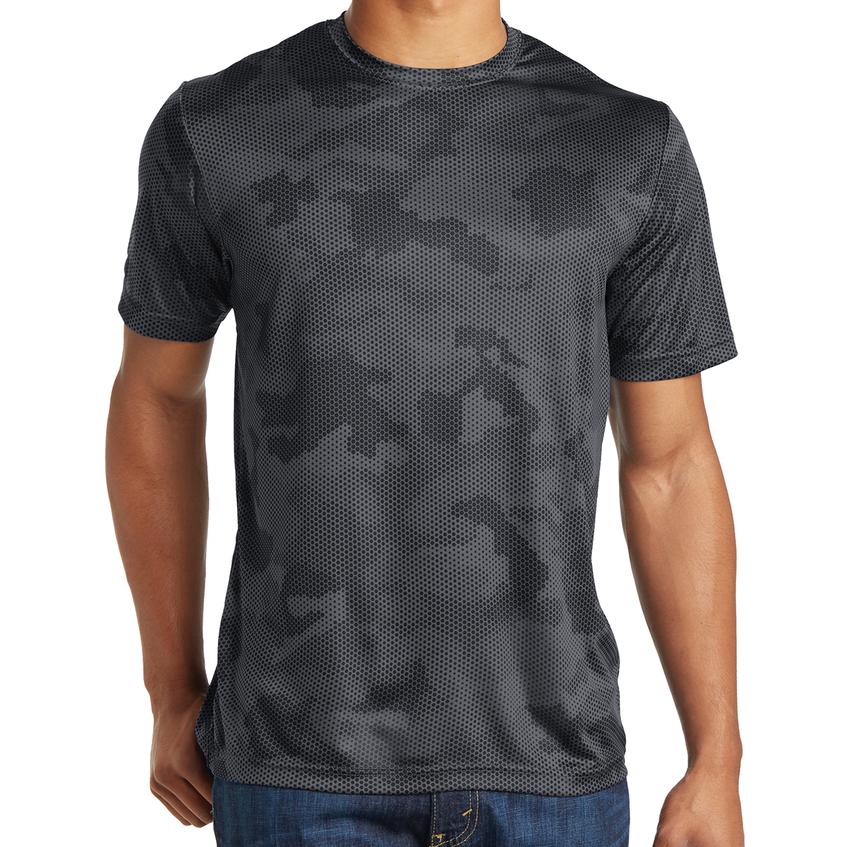 Sport-Tek® CamoHex Tee 55
