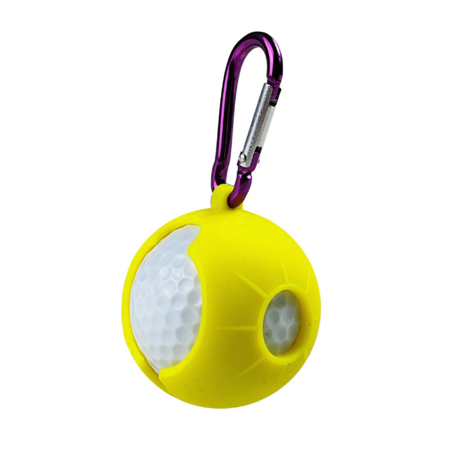 Silicone Golf Ball Holder with Carabiner 7