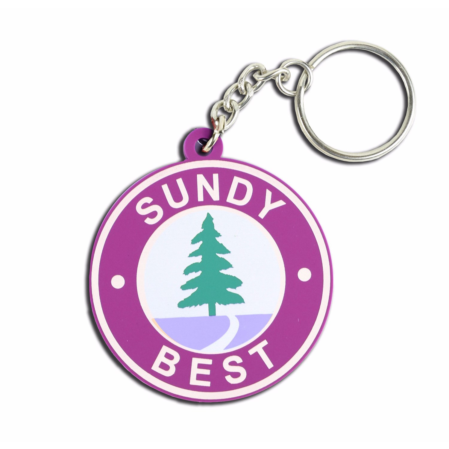 2 inch 2-D PVC KEY TAGS 2