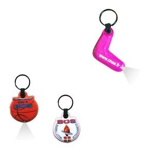 Custom Clothing Themed LED Keychain Flashlight 5