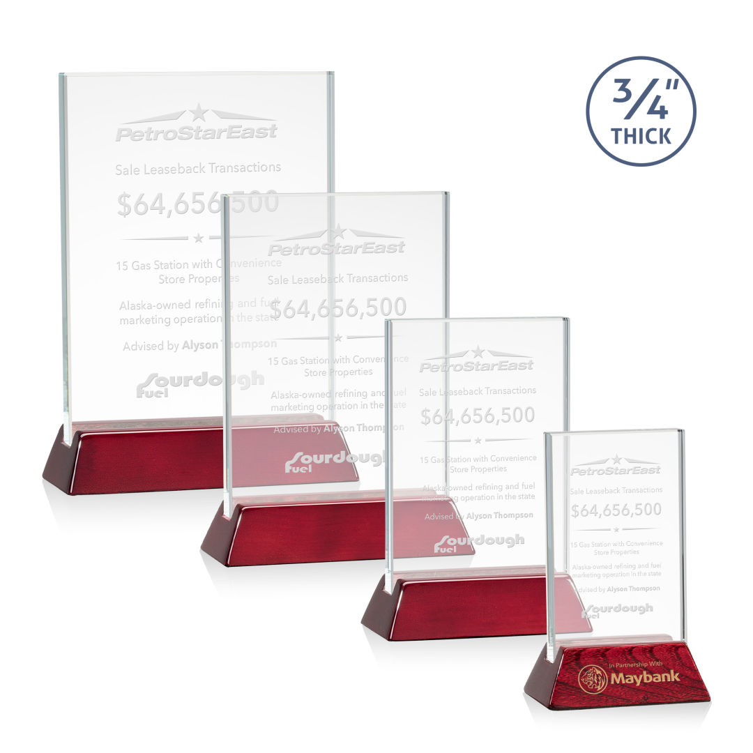 Walkerton Award - Starfire/Rosewood (Vert)