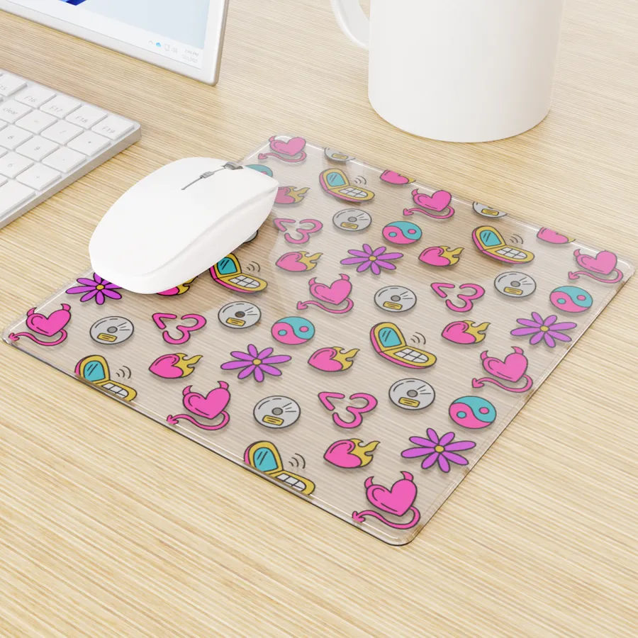 Custom Acrylic Transparent Mouse Pad 3