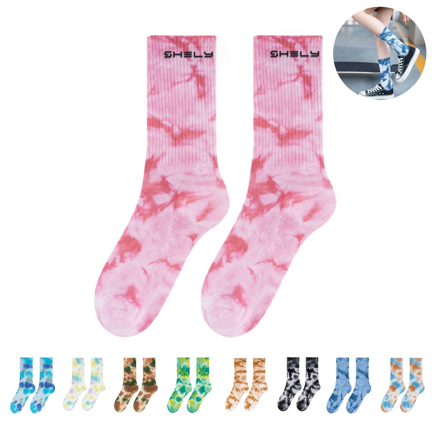 Fashion Tie-dyed Socks