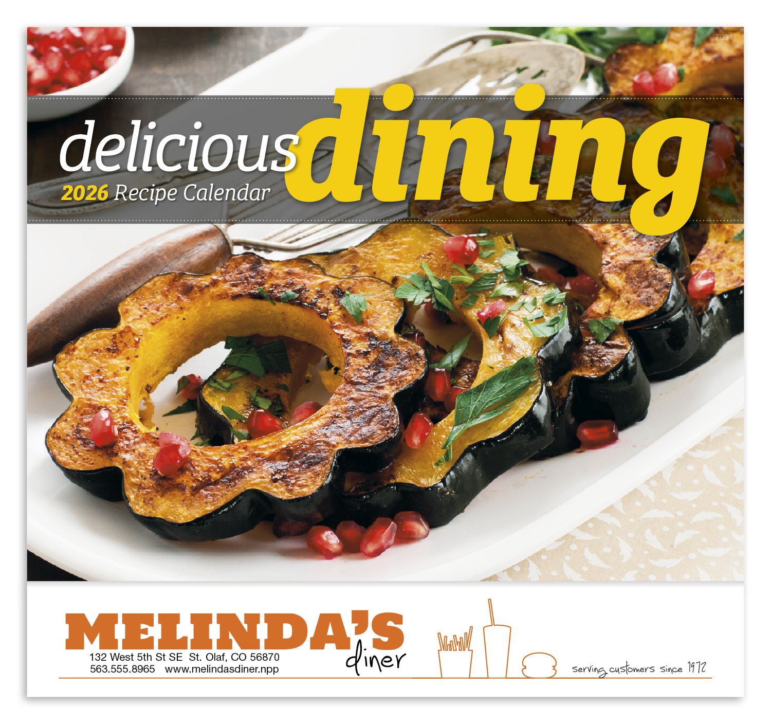 Good Value™ Delicious Dining - Stapled Calendar 57