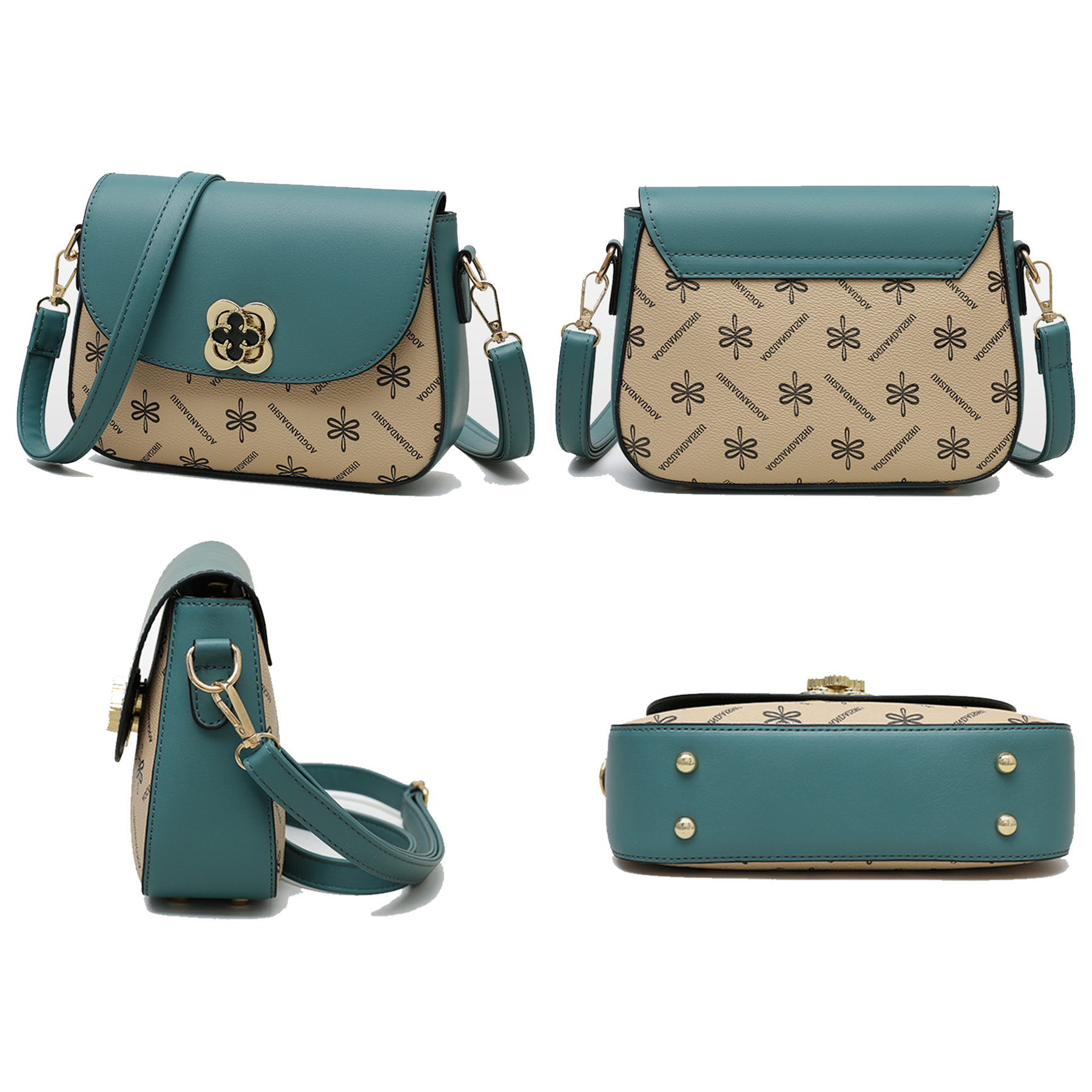 Pu Leather mini waterproof printed mobile Cross-body Bag 5