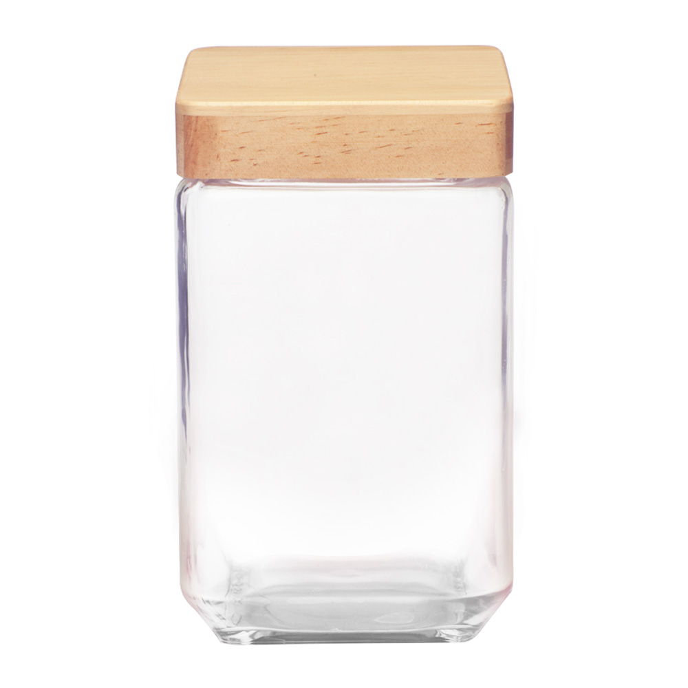 54 oz. Glass Candy Jars with Wooden Lid 23