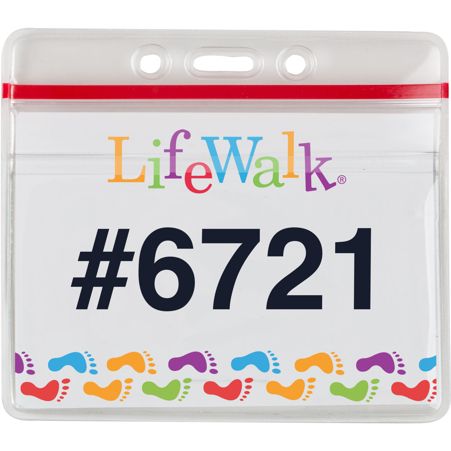 4" x 3-3/4" Vinyl Badge Pouch 1