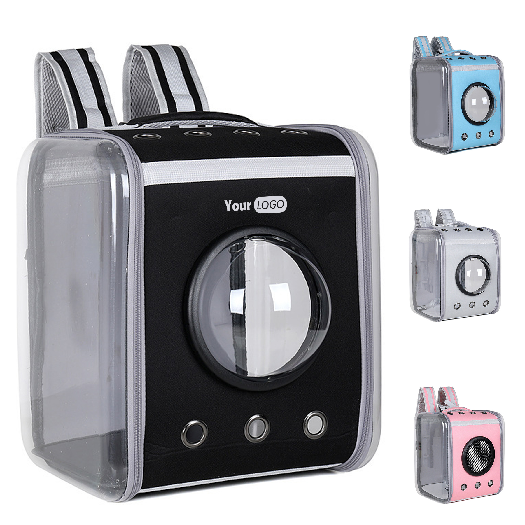 Pvc Breathable Backpack Pet Bag 3