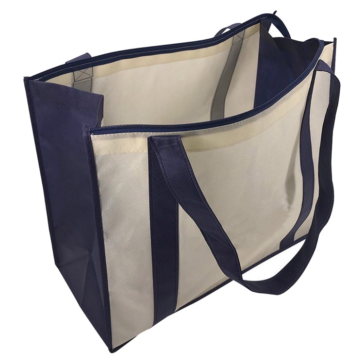 Non Woven Large Zipped Shopping Bag 2