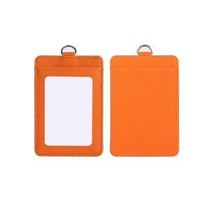 Portrait Dual Side PU Leather Card Holder 4