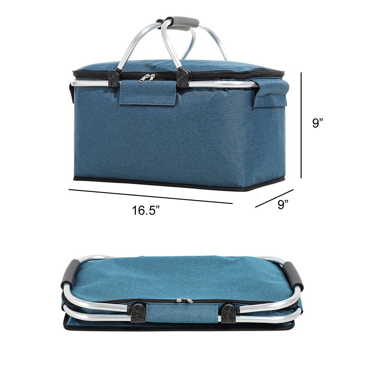 Insulated Cooler Bag Picnic Basket 6