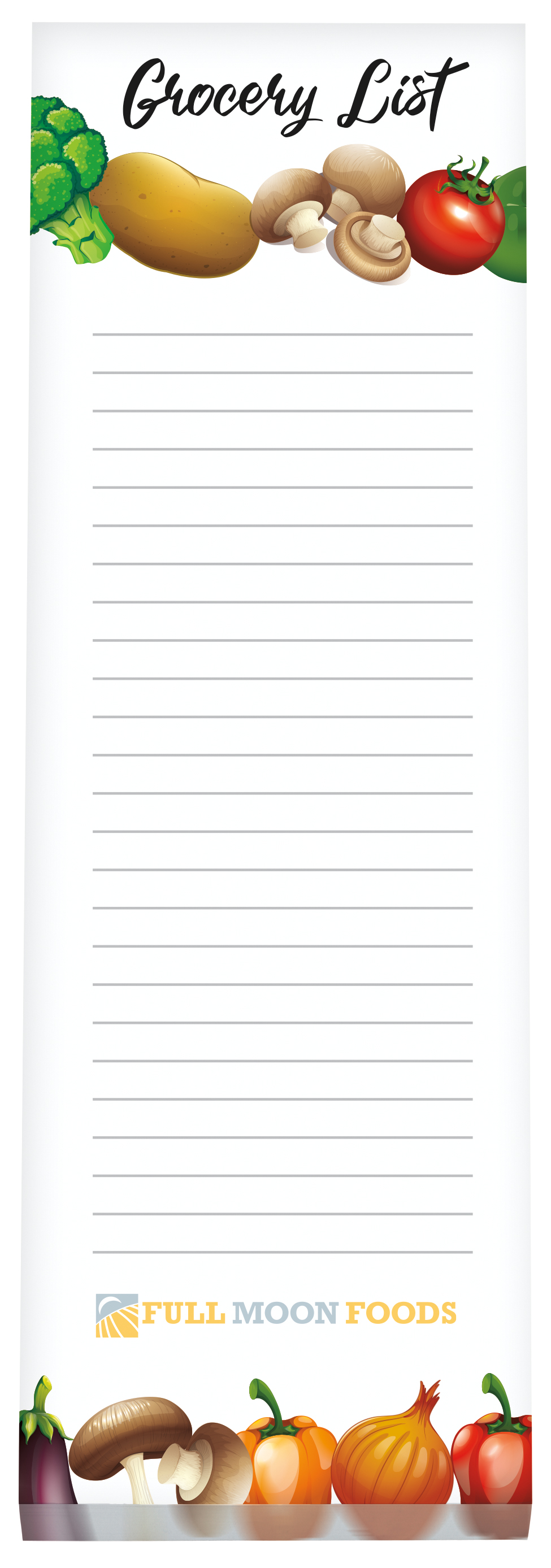 Souvenir® 3" x 9" Scratch Pad, 50 Sheet with Magnet 33