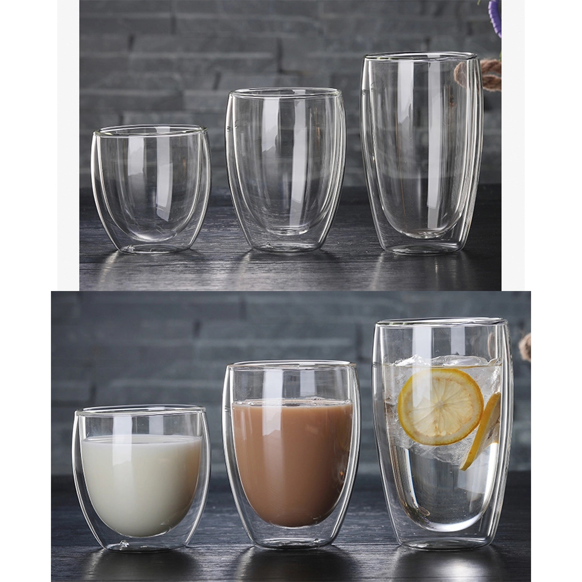 Insulated Double Glass Coffee Cup 3