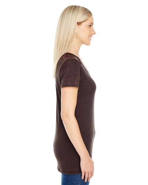 Women's Cross Dye V-Neck T-Shirt - 215B 9