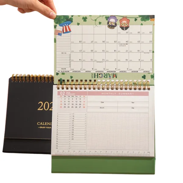 2026 Small Desk Calendar - Compact Yearly Planner 5
