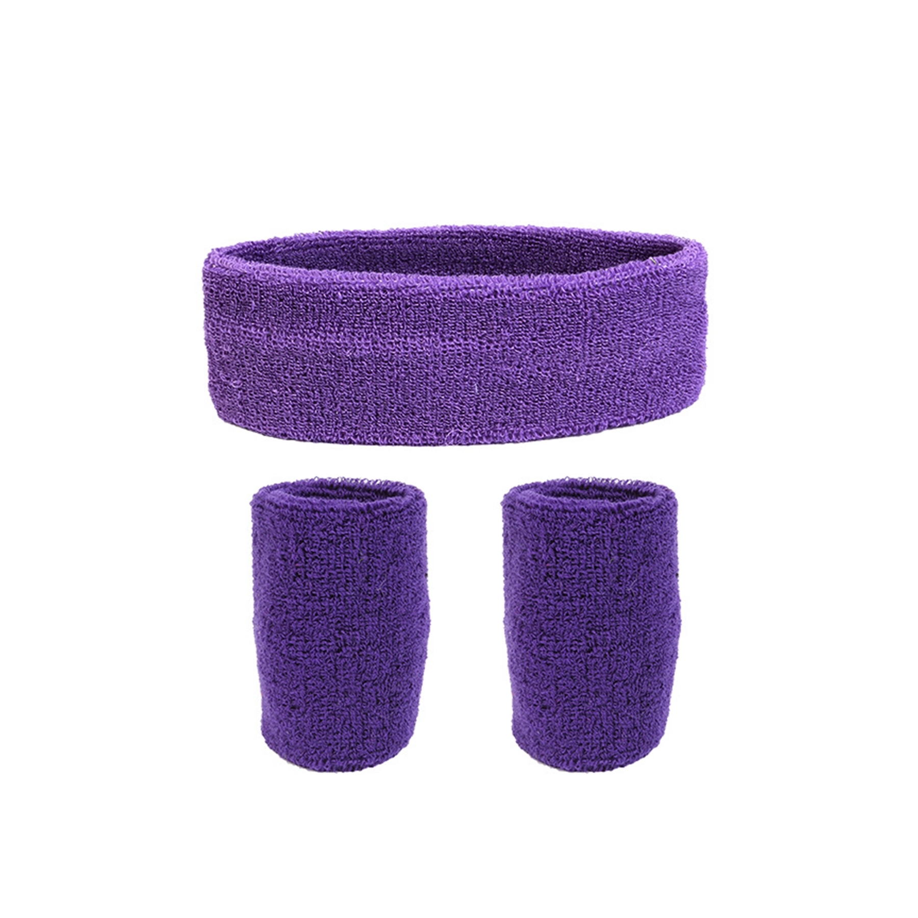 Sweatband  Sports Headband Wristband Set 3