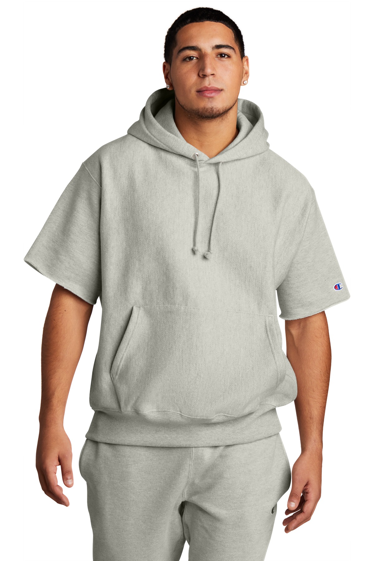 Champion Reverse Weave Short Sleeve Hooded Sweatshirt S101SS, custom hoodie or sweatshirt with logo imprint 9