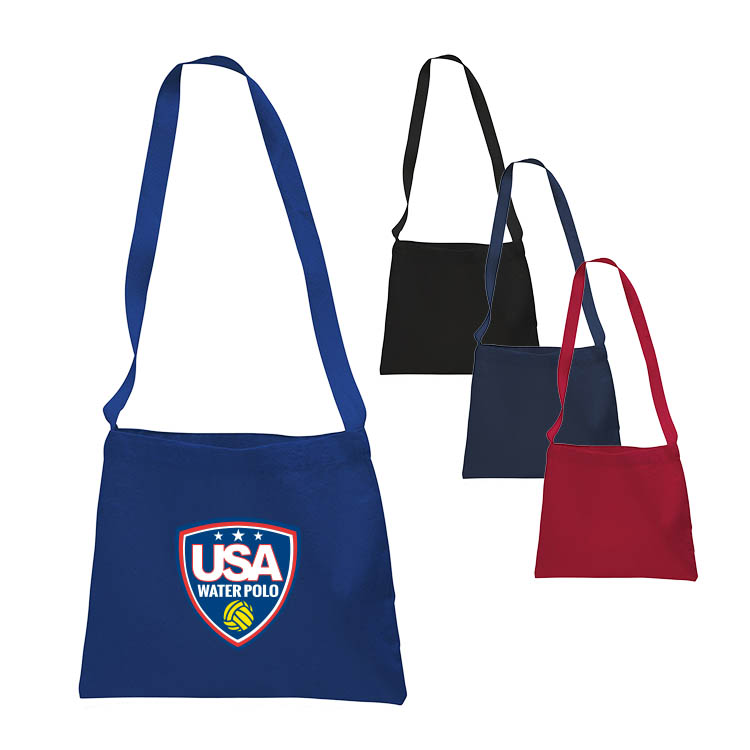 12 oz. 100% Cotton Canvas Small Messenger Bag 9