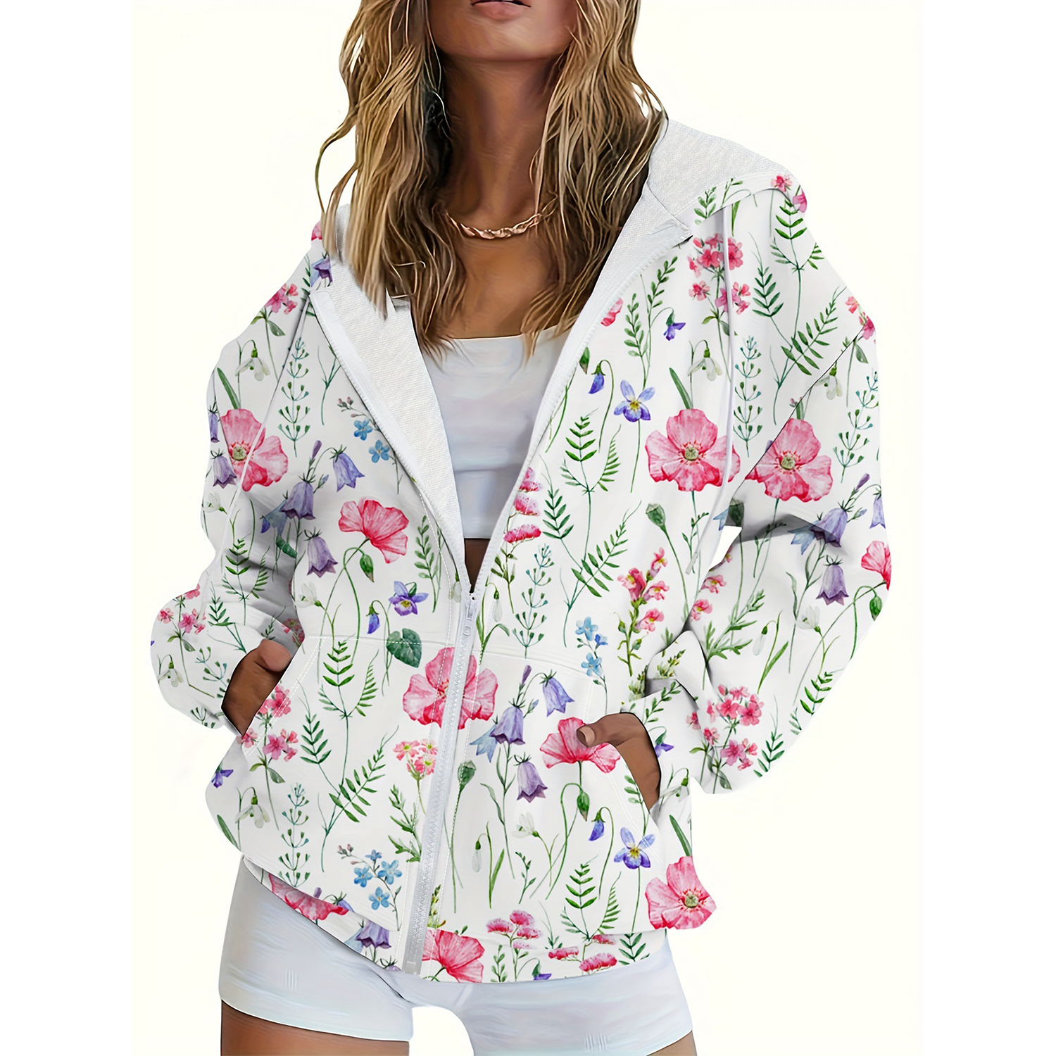 Winter Women's Zip-Up Casual Hoodie Jacket 8