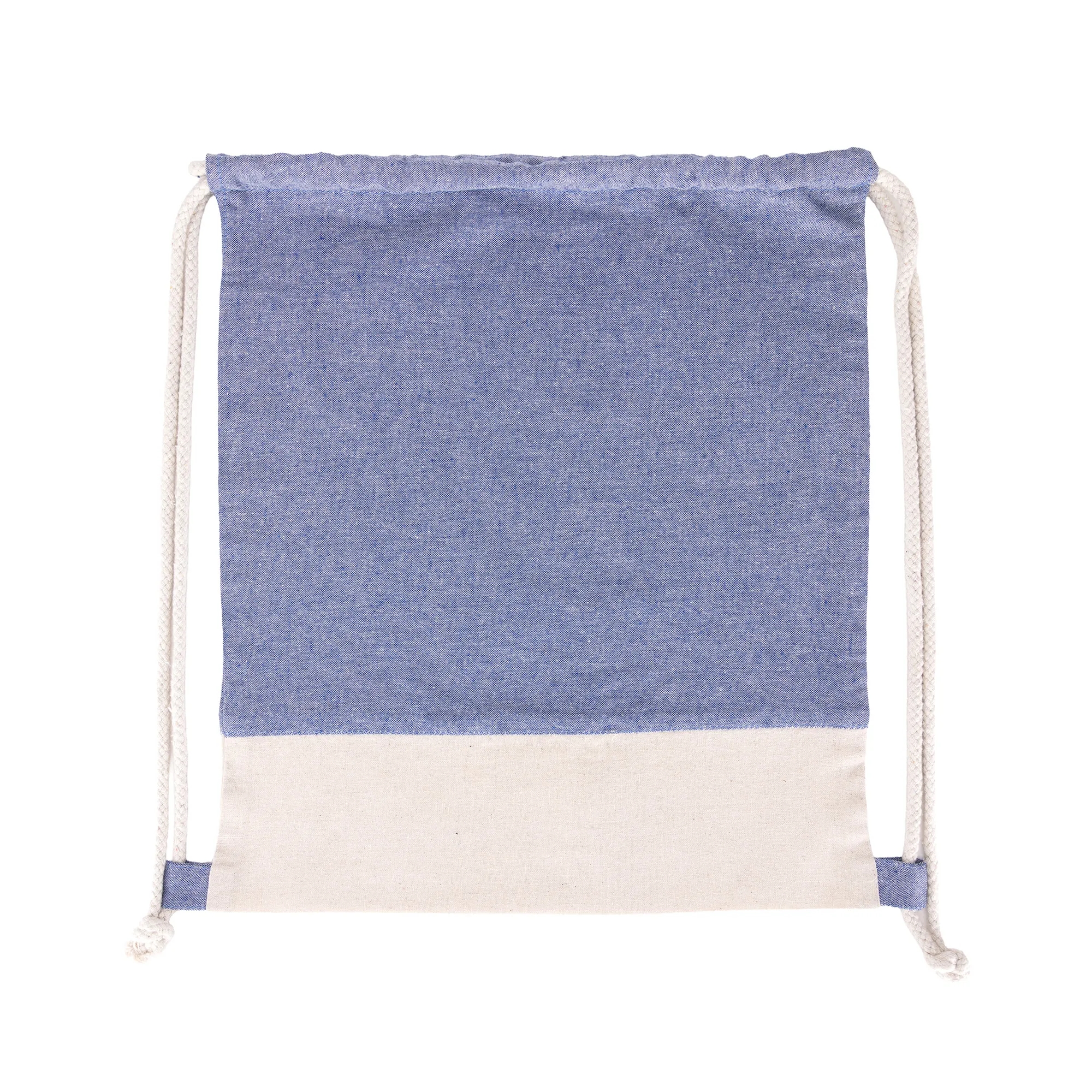 TwinTone Recycled Cotton Drawstring Bag 6