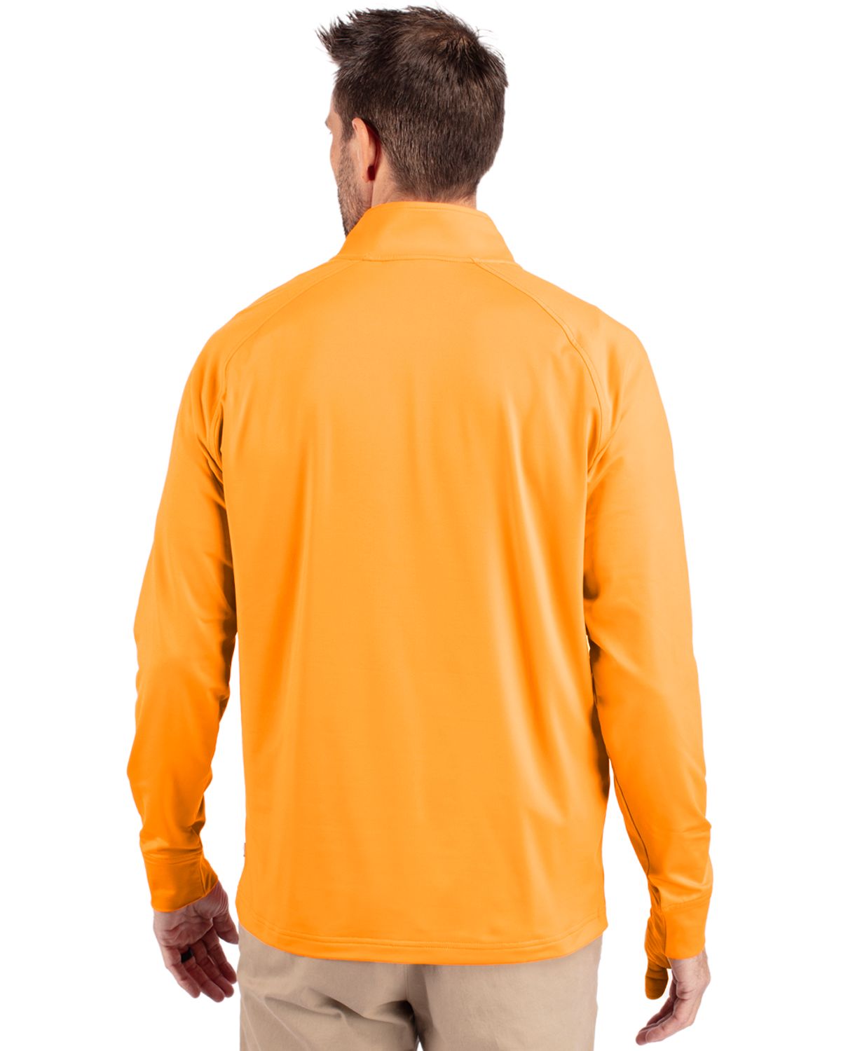 Cutter & Buck Adapt Recycled Soft Knit Stretch  Mens Quarter Zip Pullover 136