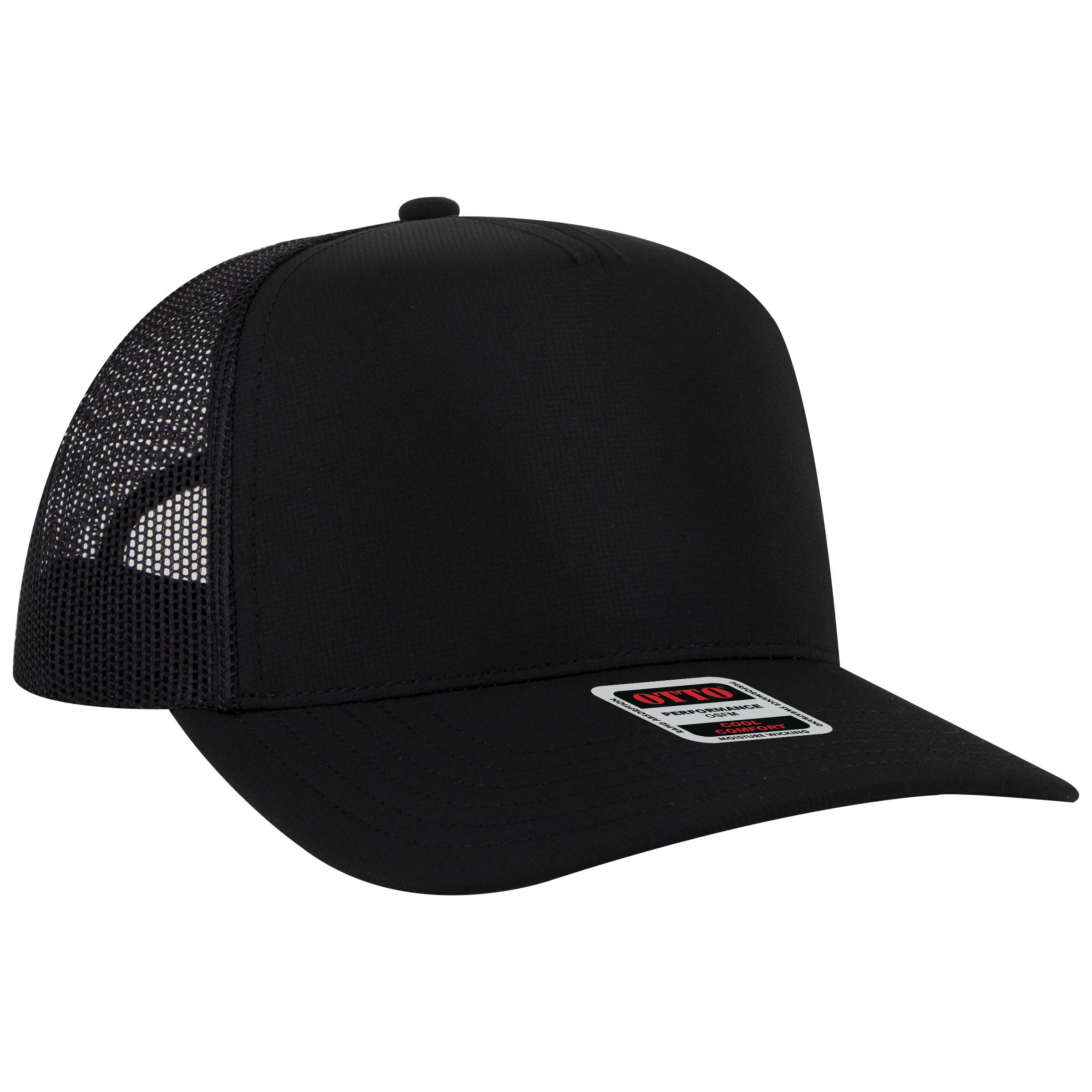 OTTO CAP 5 Panel Mid Profile Mesh Back Trucker Hat