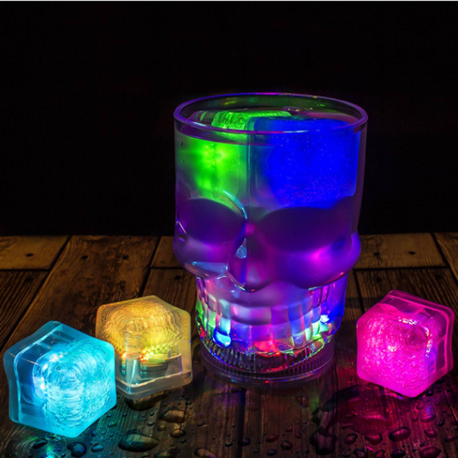 14 oz. Flashing LED Lighted Skull Cup 5