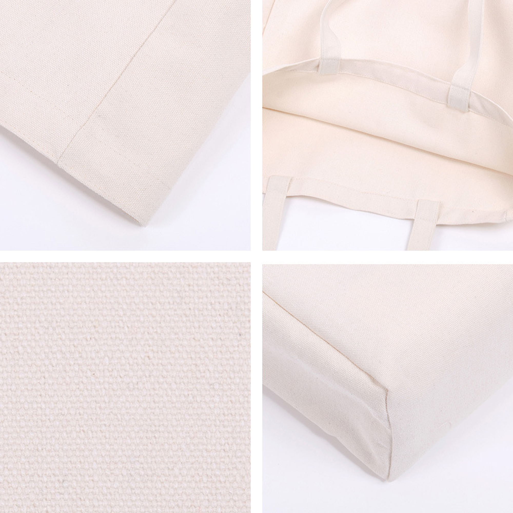 12oz Natural Cotton Canvas Tote Bag 2