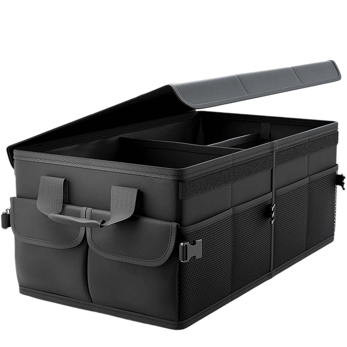 Foldable Car Storage Box with Compartments 6
