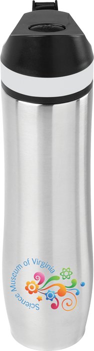 20 oz Persona® Wave Vacuum Water Bottle, custom water bottle with logo imprint 18