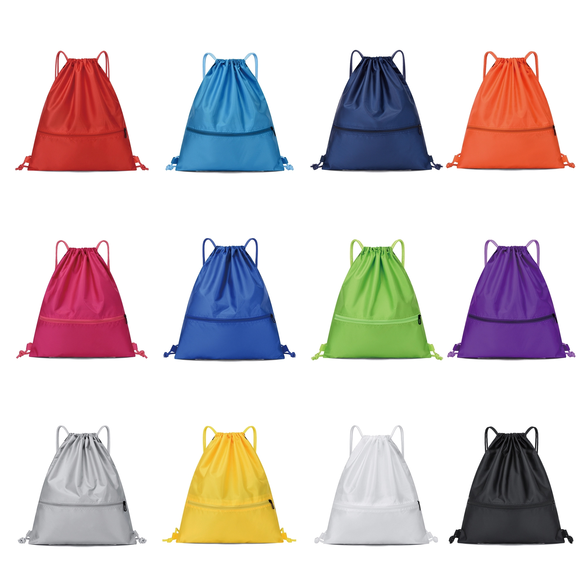 17"x20" Resuable Polyester Drawstring Bag 1