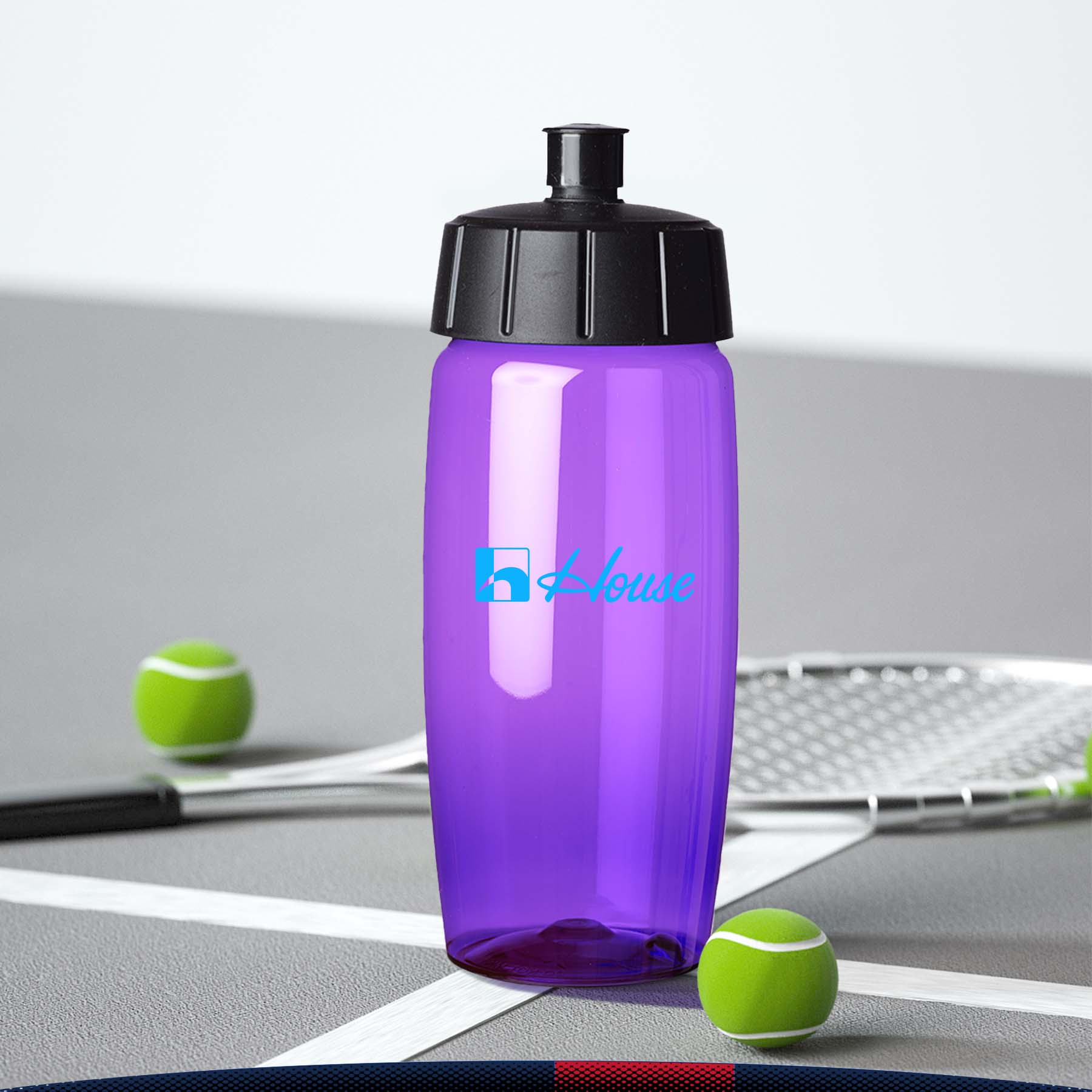 19 oz. Meston Plastic Water Bottle 5