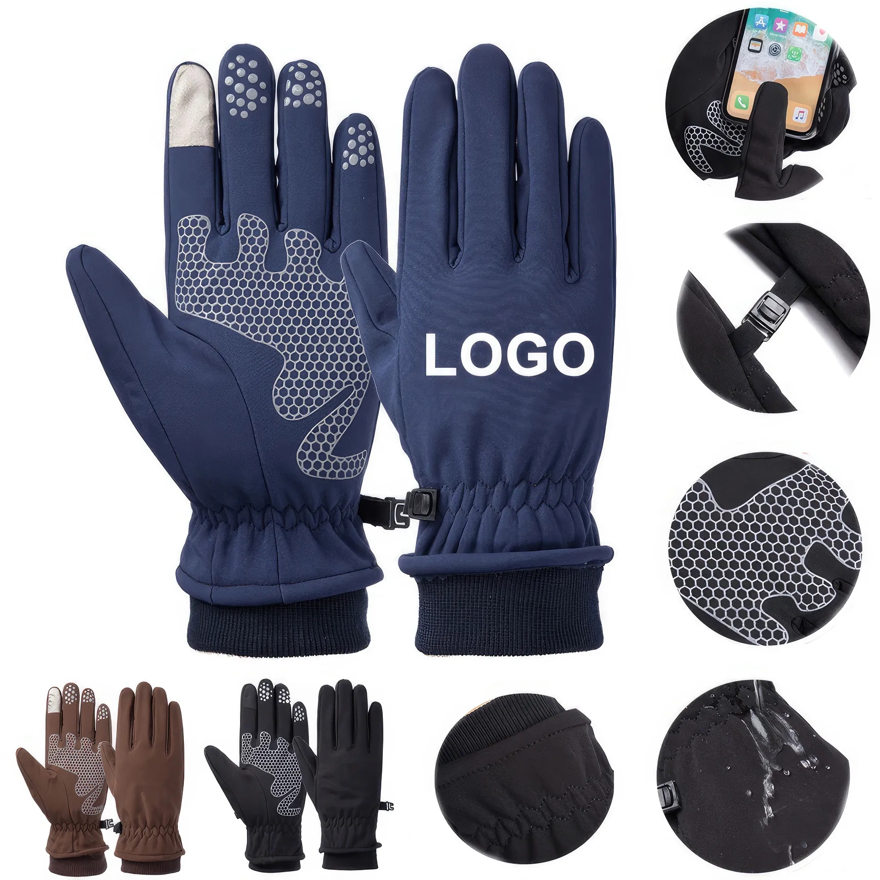Winter Waterproof Windproof Warm Gloves 2