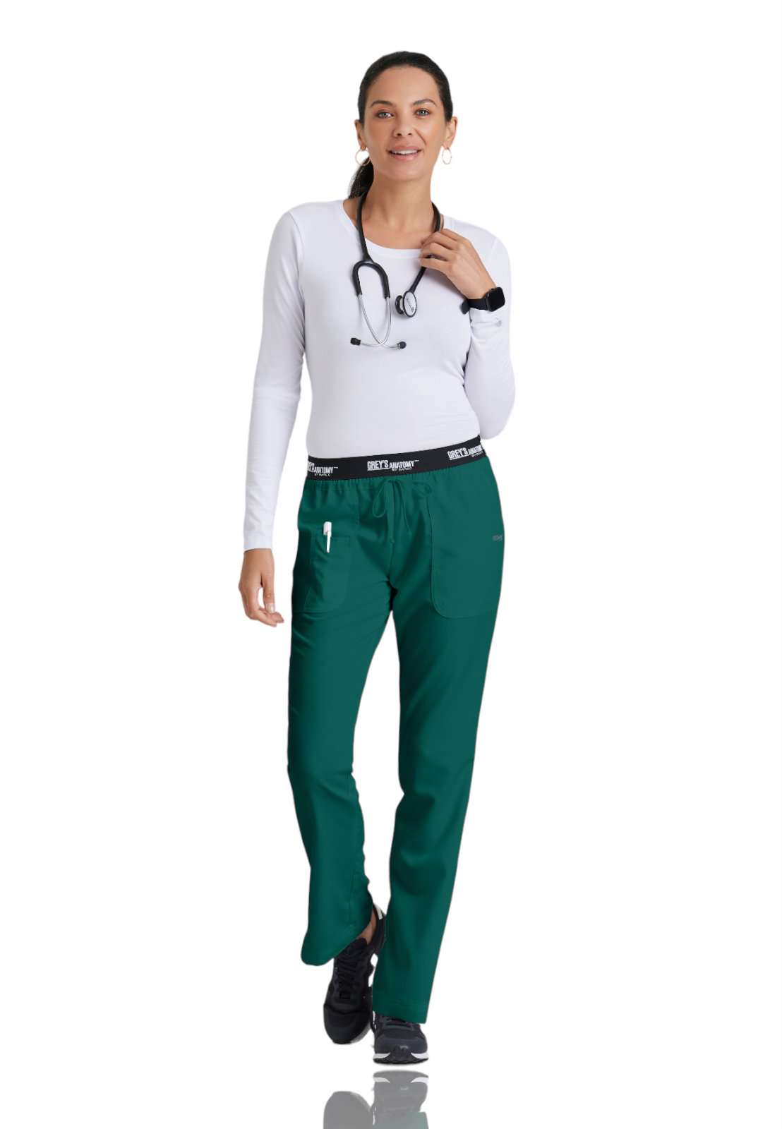 Grey's Anatomy Classic - Women's Three-Pocket Flared Leg Aubrey Scrub Pant 16