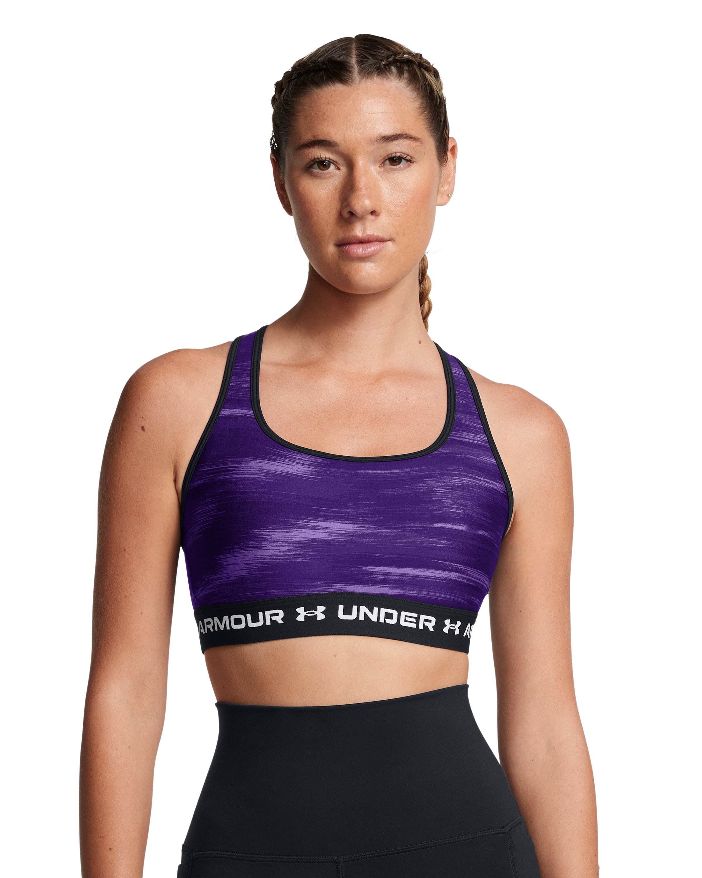 Crossback Mid Printed Women's Sports Bra 8