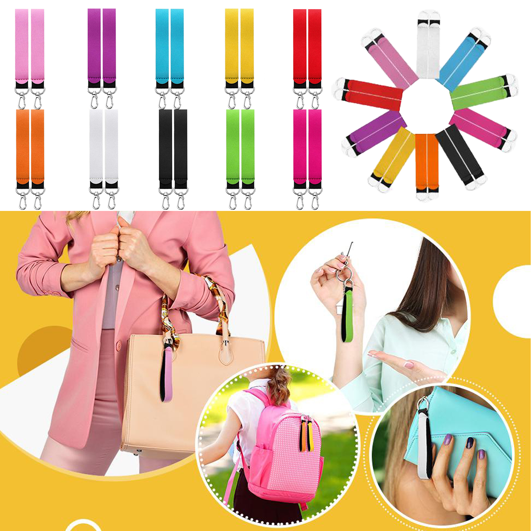 Neoprene Keychain Wristlet 2