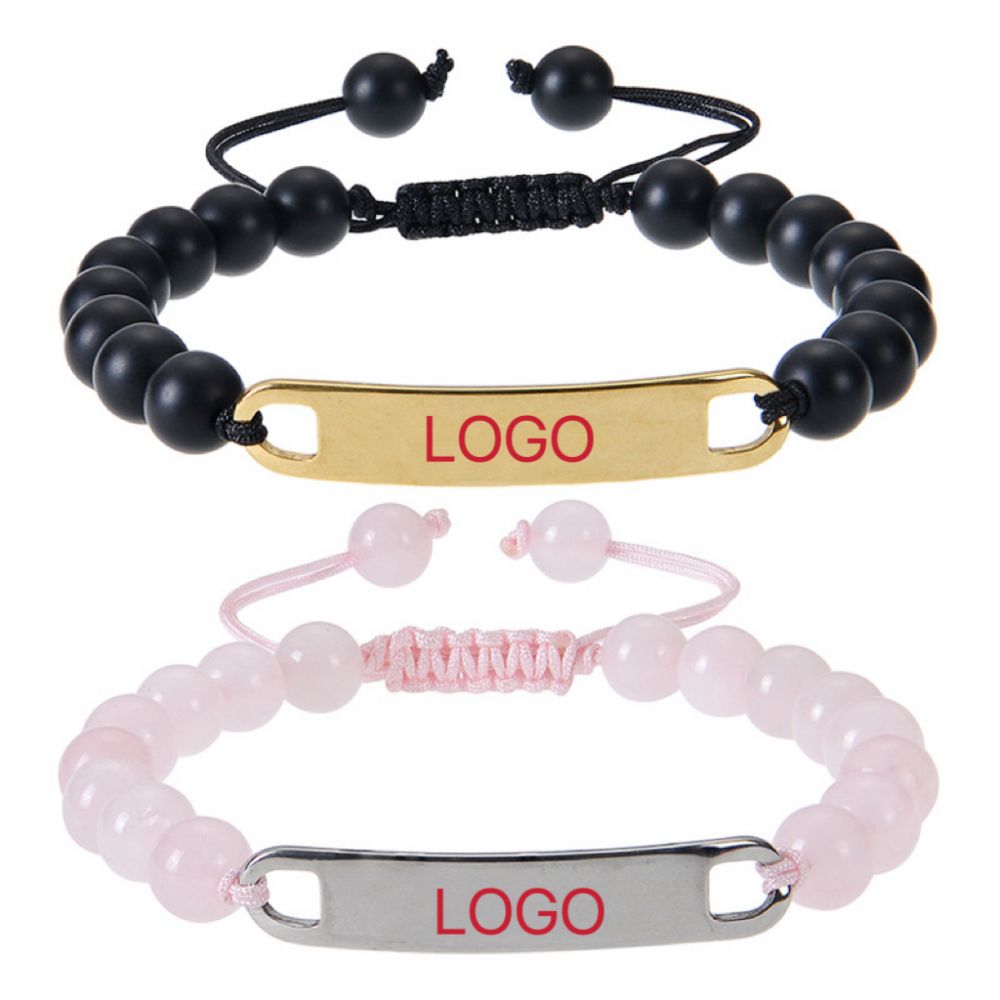 Custom Message Beaded Bracelet 2