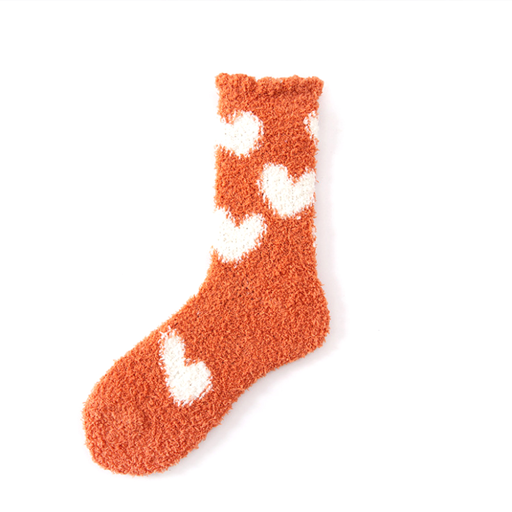 Coral Velvet Socks 5