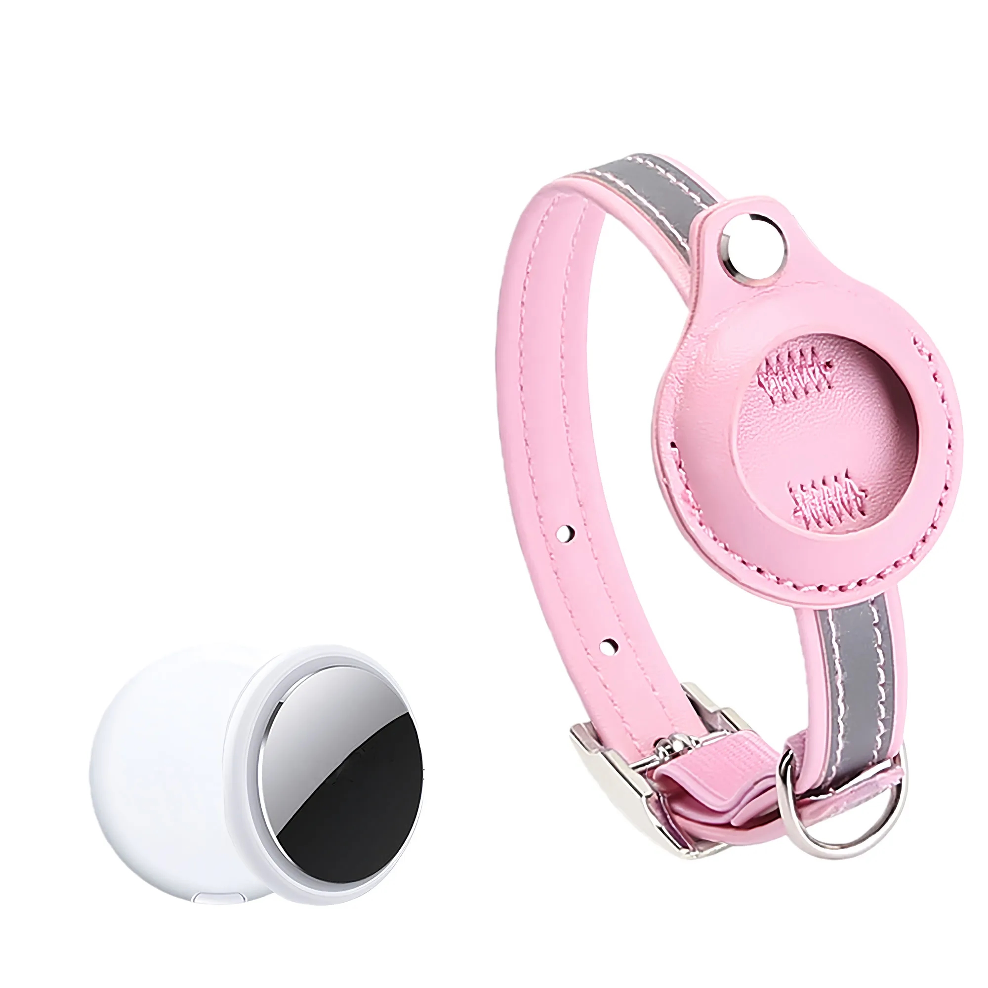Night Safe Reflective Pet Cat Tracking Collar Set 5