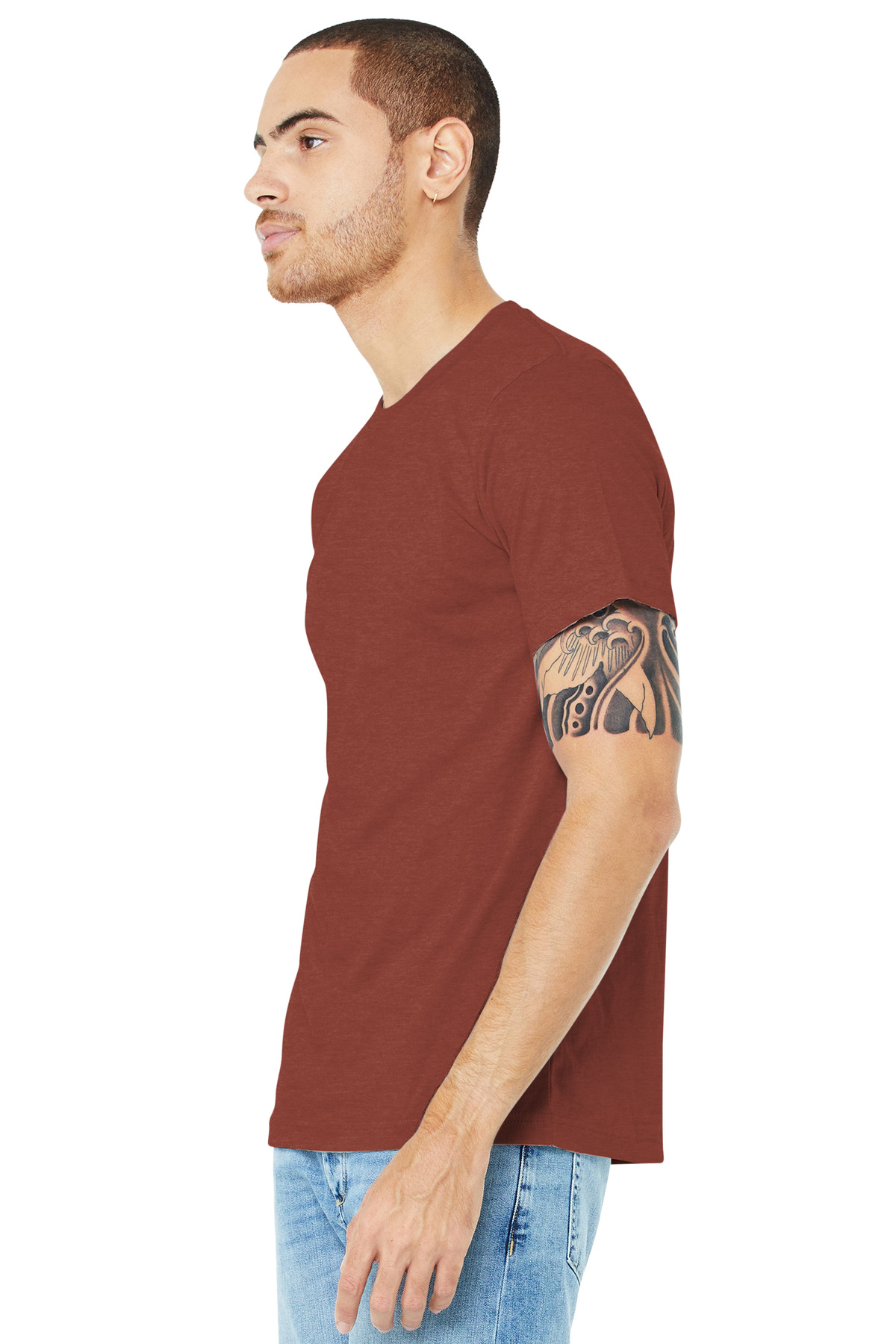 BELLA+CANVAS® Unisex Heather CVC Short Sleeve Tee 12