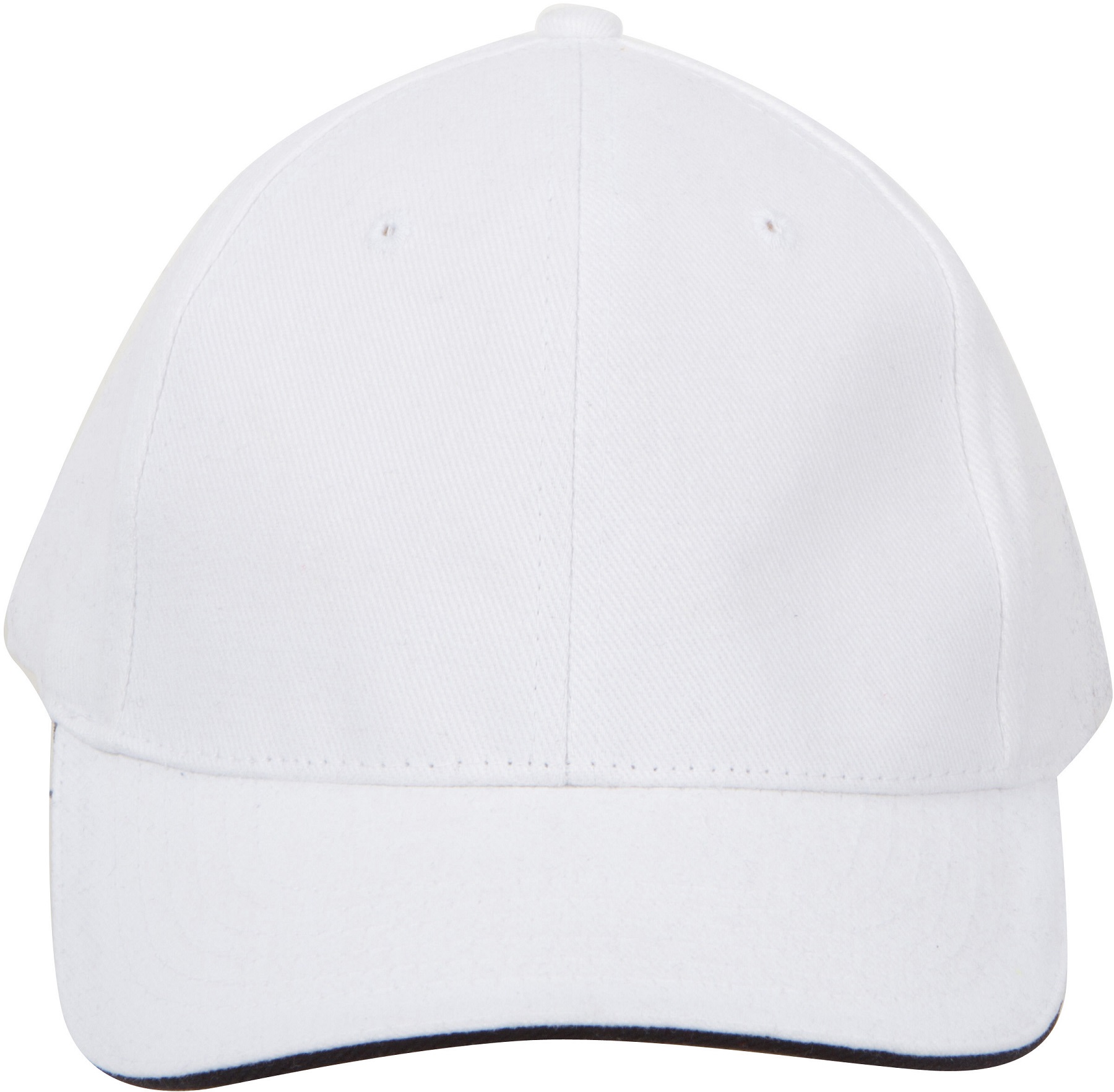 Brushed Heavy Cotton with Sandwich Trim Cap (Domestically Decorated) 2