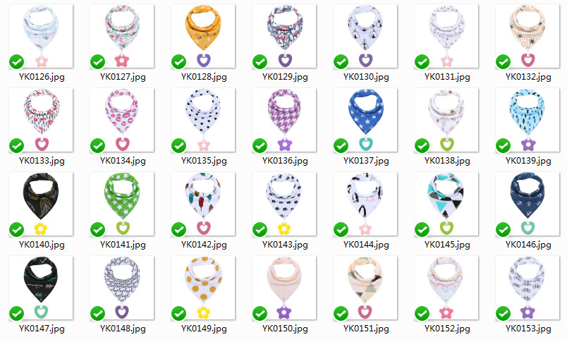 Baby Bandana Drool Bibs Teething Toys 2