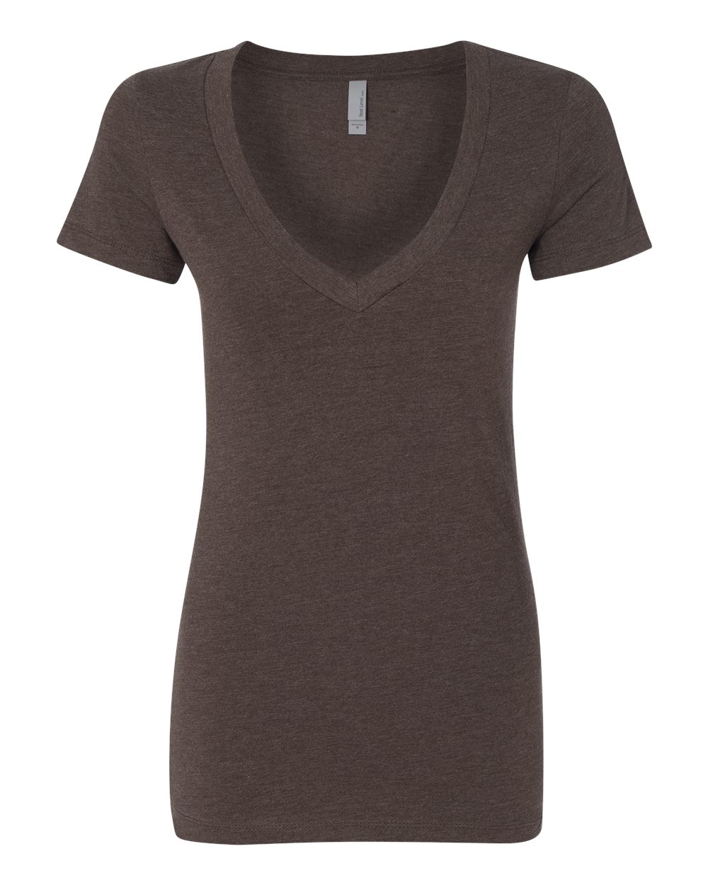 Women's CVC Deep V-Neck Tee - 6640 34