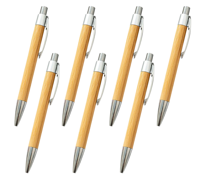 Retractable Bamboo Pen 2