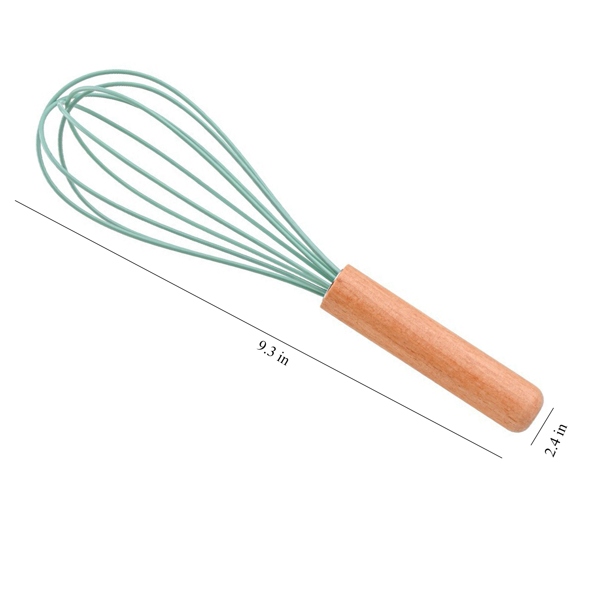 Silicone Whisk with Wooden Handle 8