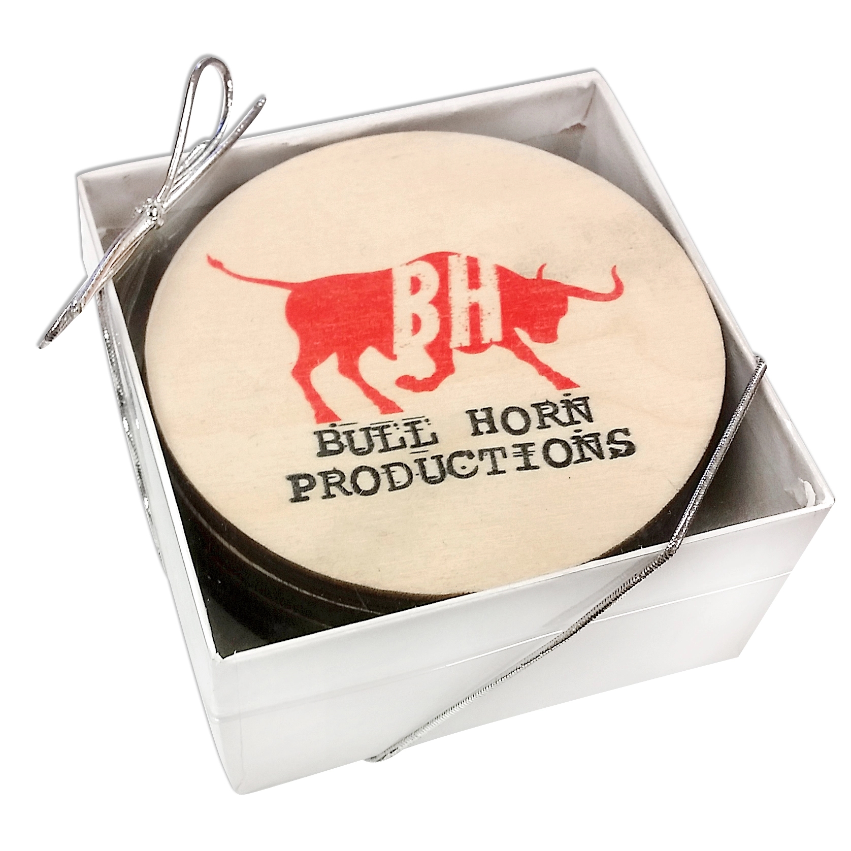 Ultra Vivid Birch Wood Coaster Set of 4