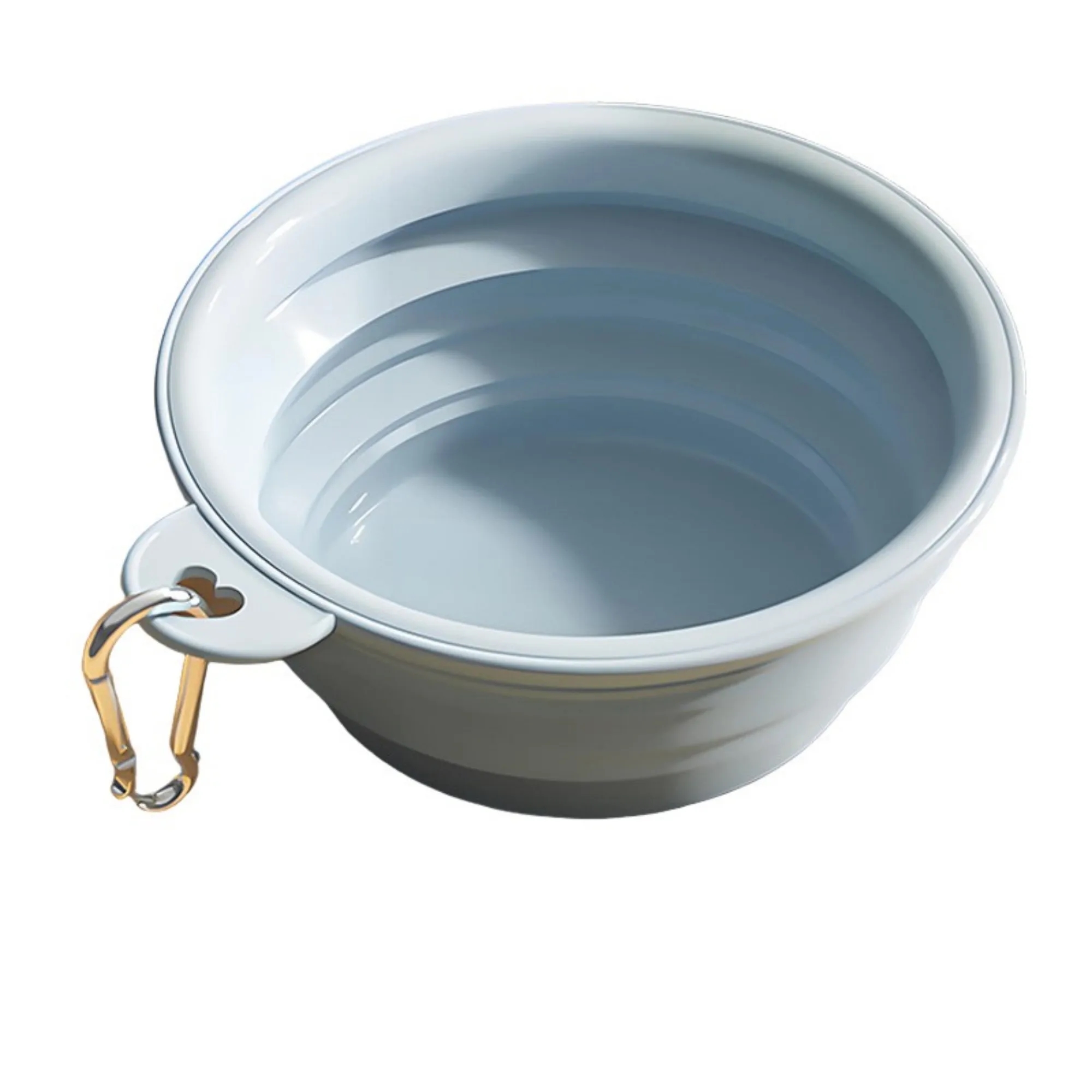 12 Oz Silicone Pet Bowl with Carabiner 6