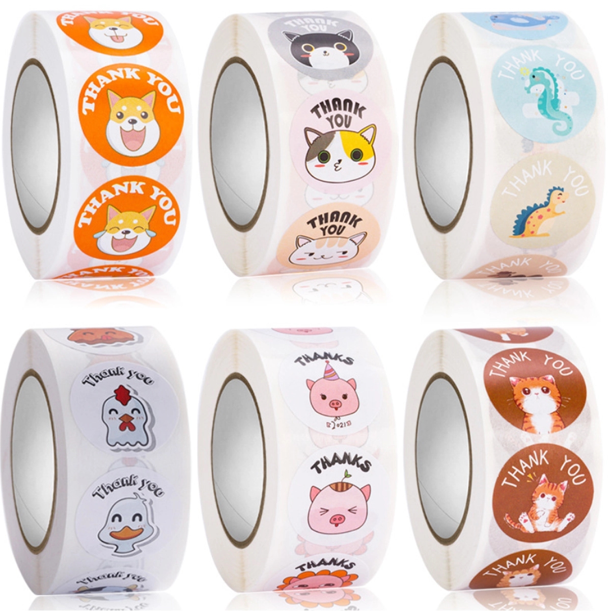 Ornament Stickers Roll for Party Supply 4